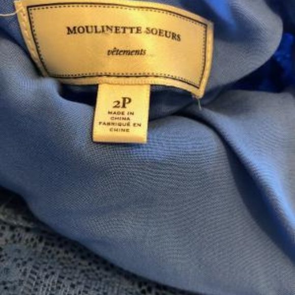 Blue Lace Moulinette Soeurs Dress 2P - Picture 5 of 8